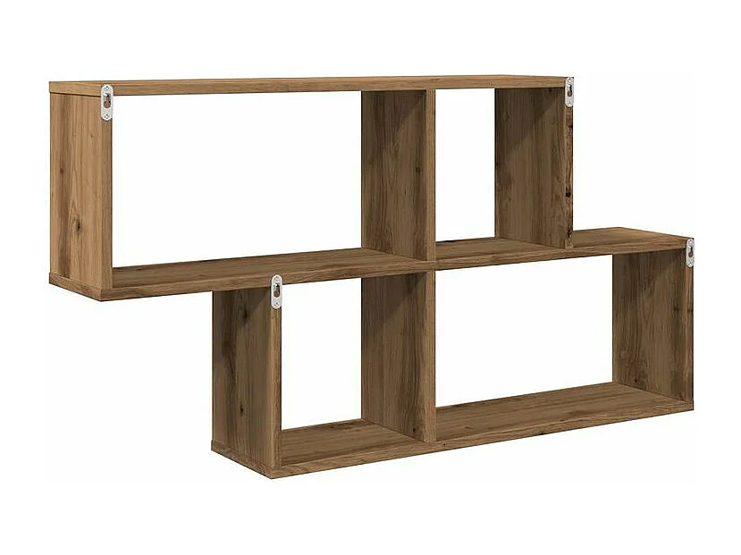 Étagère murale chêne artisanal 100x18x53 bois d'ingénierie