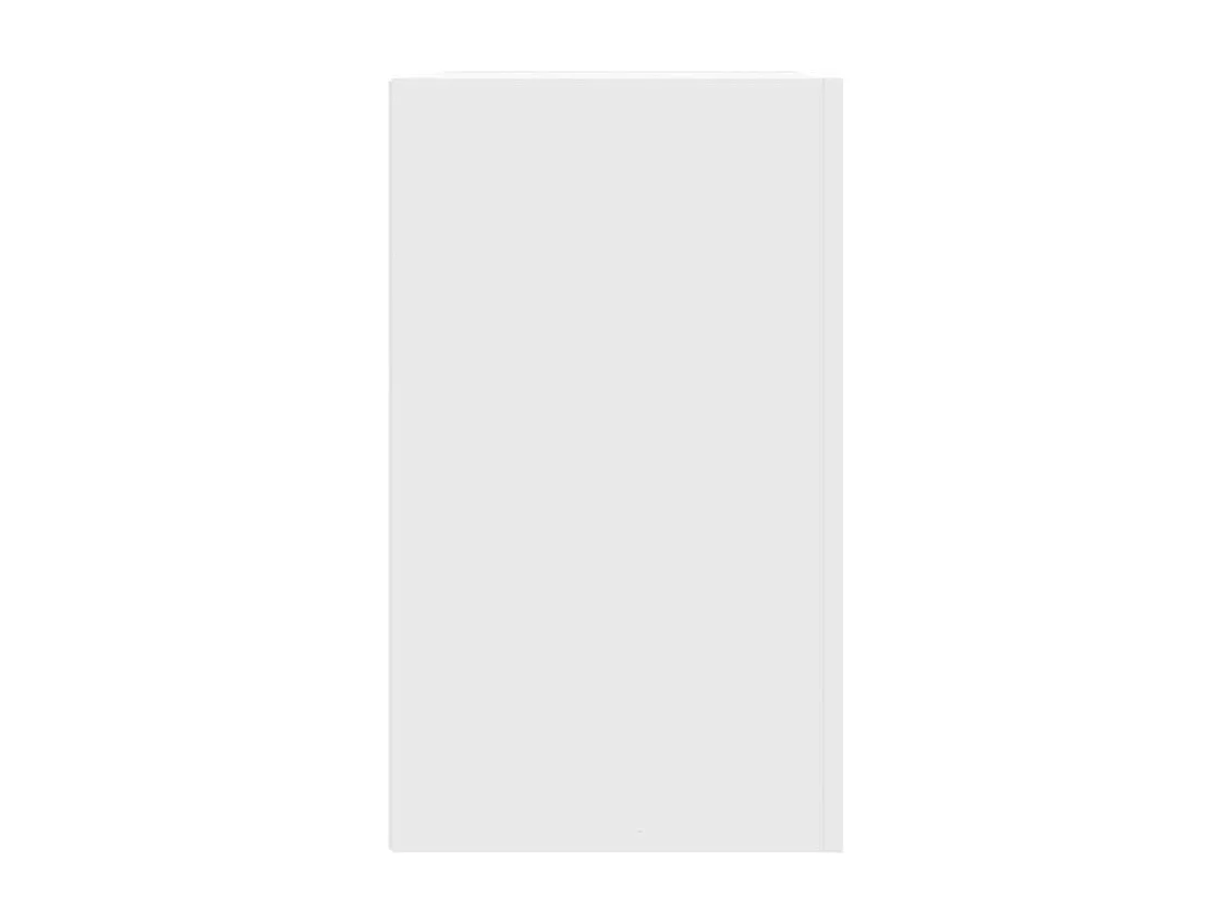 Armoire murale blanc 75x35x60 bois d'ingénierie