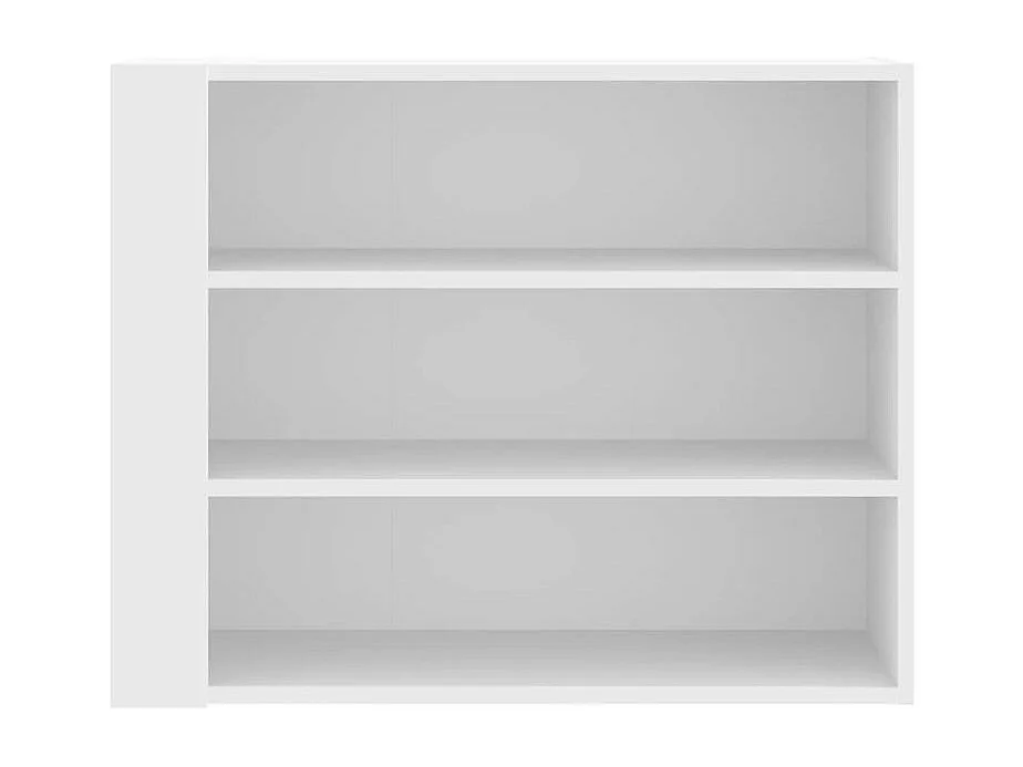 Armoire murale blanc 75x35x60 bois d'ingénierie