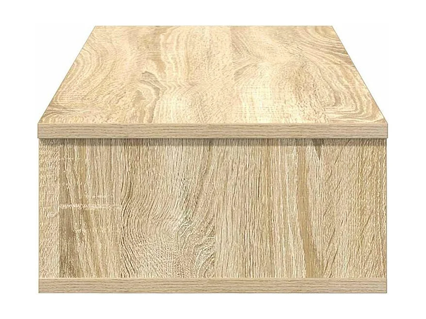 Étagère murale avec tiroirs chêne sonoma bois d'ingénierie