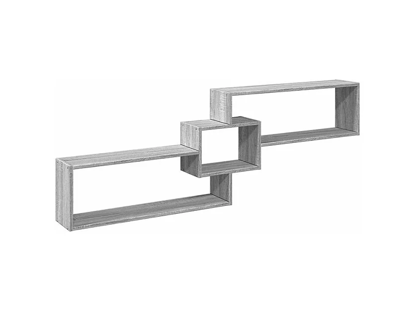 Armoire murale 158x18x53 sonoma gris bois d'ingénierie