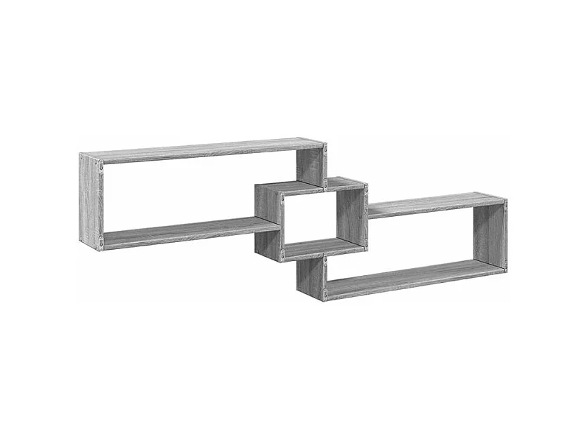 Armoire murale 158x18x53 sonoma gris bois d'ingénierie