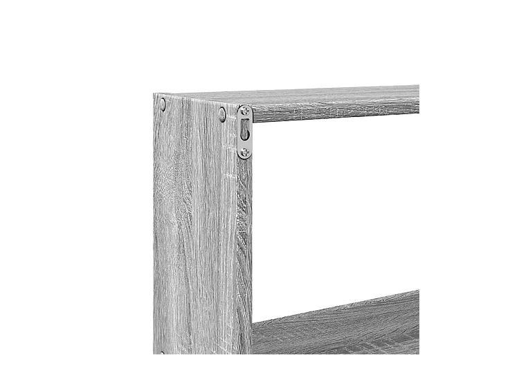 Armoire murale 158x18x53 sonoma gris bois d'ingénierie