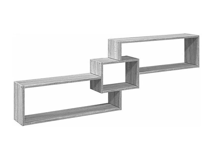 Armoire murale 158x18x53 sonoma gris bois d'ingénierie