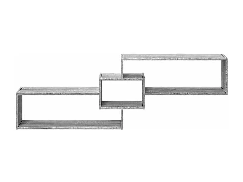 Armoire murale 158x18x53 sonoma gris bois d'ingénierie