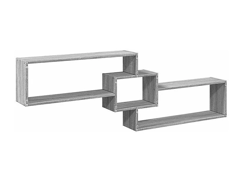 Armoire murale 158x18x53 sonoma gris bois d'ingénierie