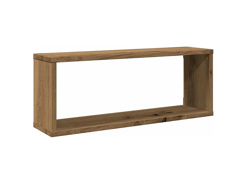 Étagères cube murales 4 pcs chêne artisanal 60x15x23