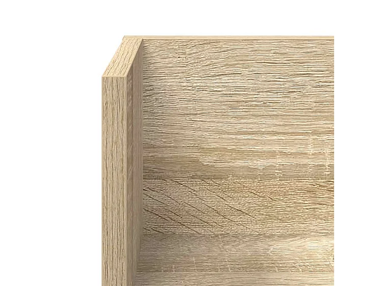 Étagères murales 2 pcs chêne sonoma 75x16,5x16,5