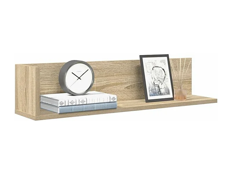 Étagères murales 2 pcs chêne sonoma 75x16,5x16,5