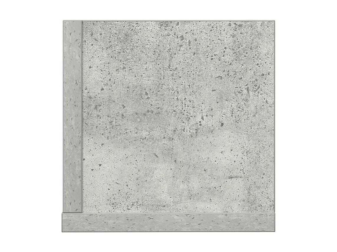Étagères murales 2 pcs gris béton 100x16,5x16,5