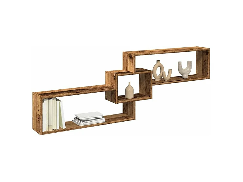 Armoire murale 158x18x53 vieux bois bois d'ingénierie