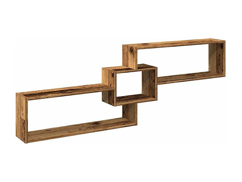 Armoire murale 158x18x53 vieux bois bois d'ingénierie