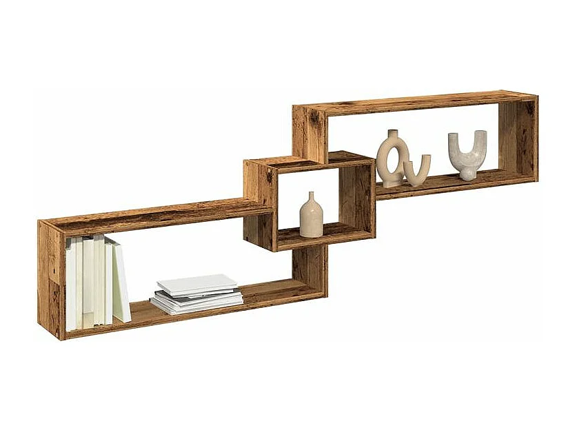 Armoire murale 158x18x53 vieux bois bois d'ingénierie