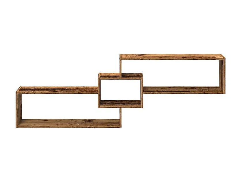 Armoire murale 158x18x53 vieux bois bois d'ingénierie