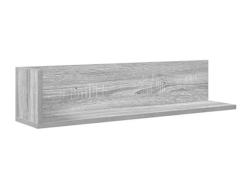Étagères murales 2 pcs sonoma gris 75x16,5x16,5