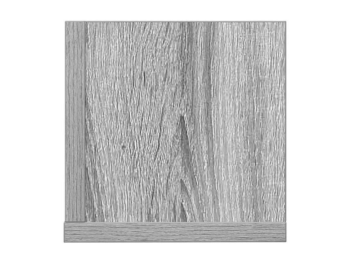 Étagères murales 2 pcs sonoma gris 75x16,5x16,5