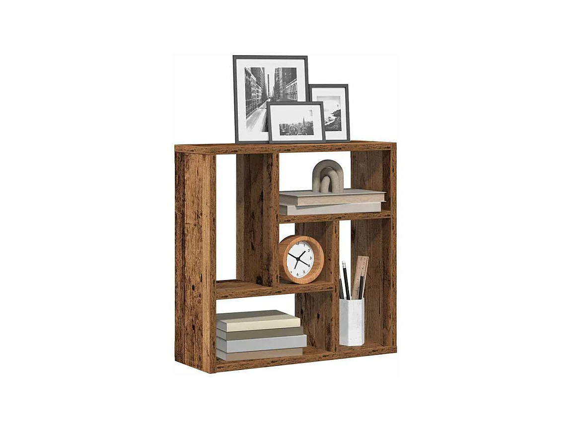Étagère murale vieux bois 45x16x45 bois d'ingénierie