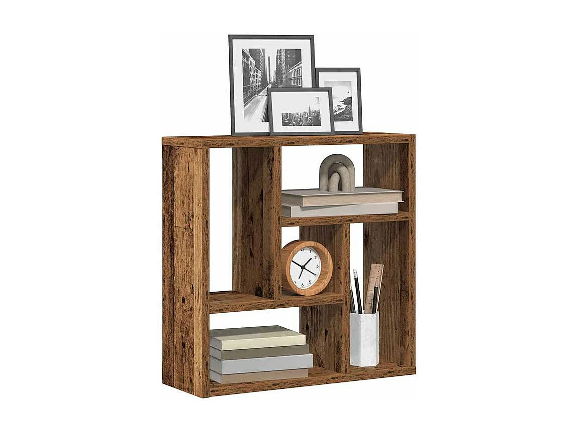 Étagère murale vieux bois 45x16x45 bois d'ingénierie