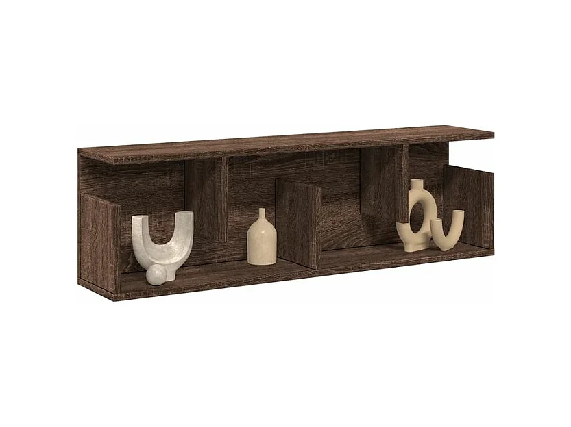 Armoire murale 100x20x30 chêne marron bois d'ingénierie