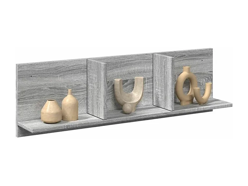 Armoire murale 100x16,5x30 sonoma gris bois d'ingénierie