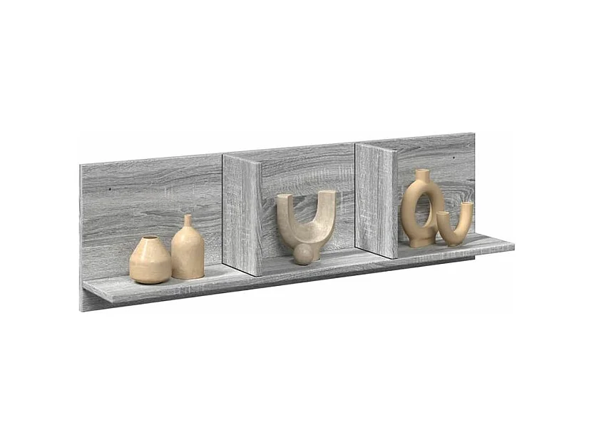 Armoire murale 100x16,5x30 sonoma gris bois d'ingénierie