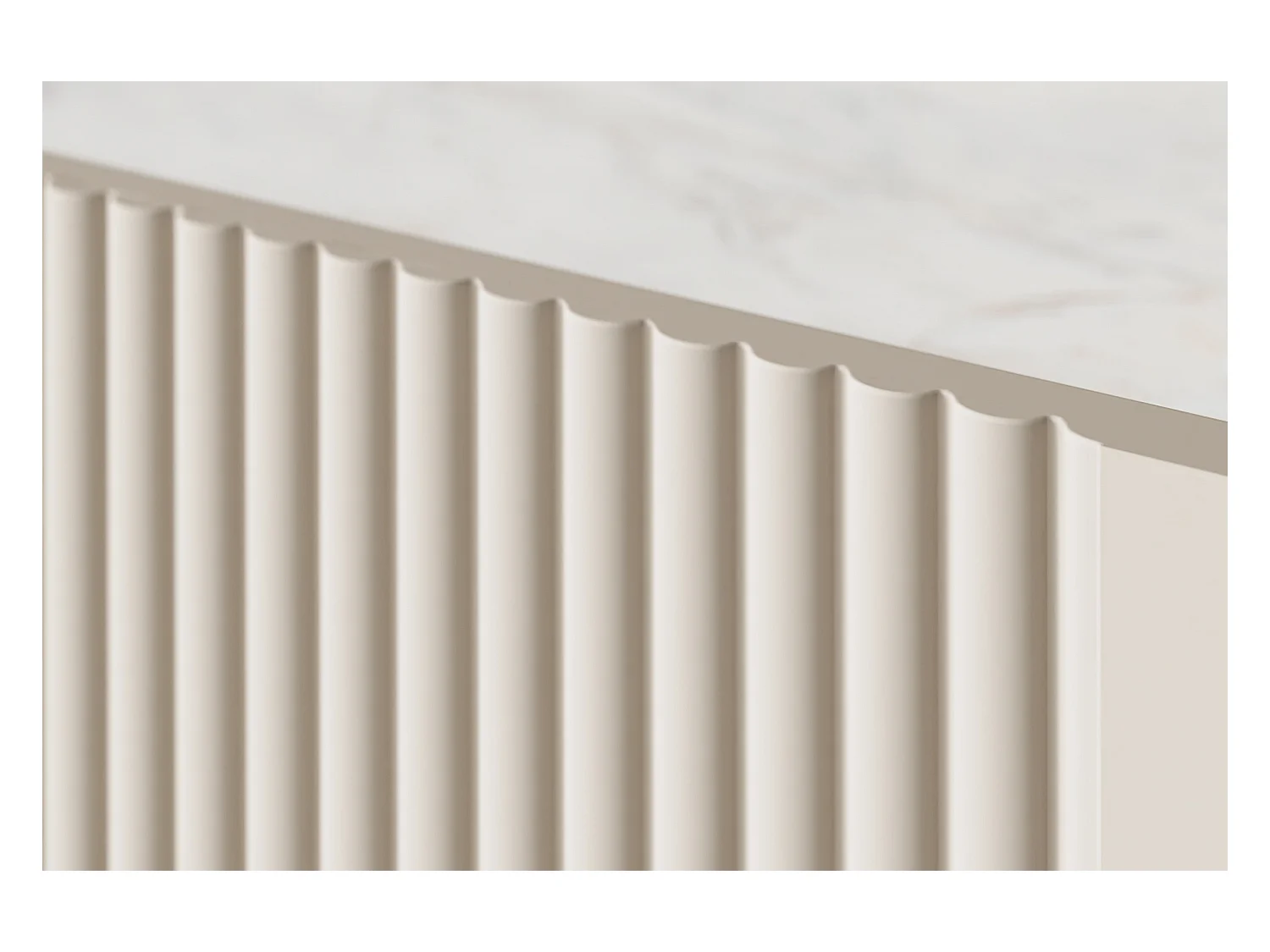 Consolle 2 cassetti con gambe in metallo cashmere 100x85 cm