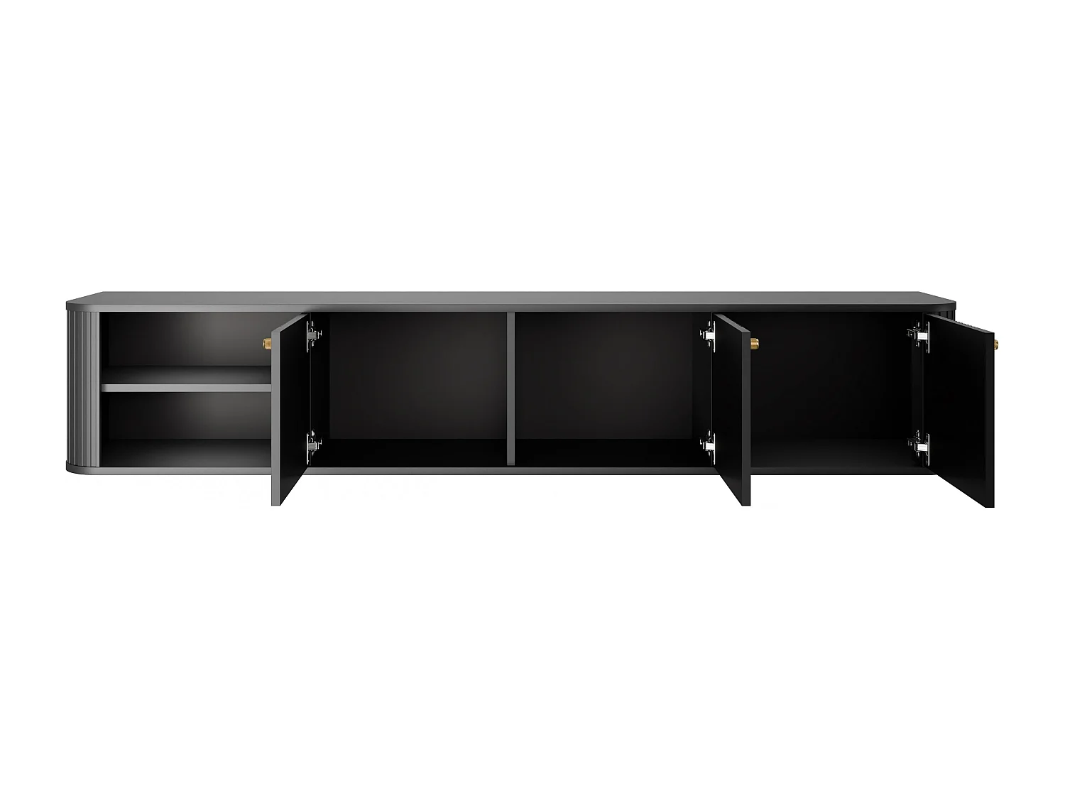 Mueble TV suspendido 3 puertas 187x36 cm