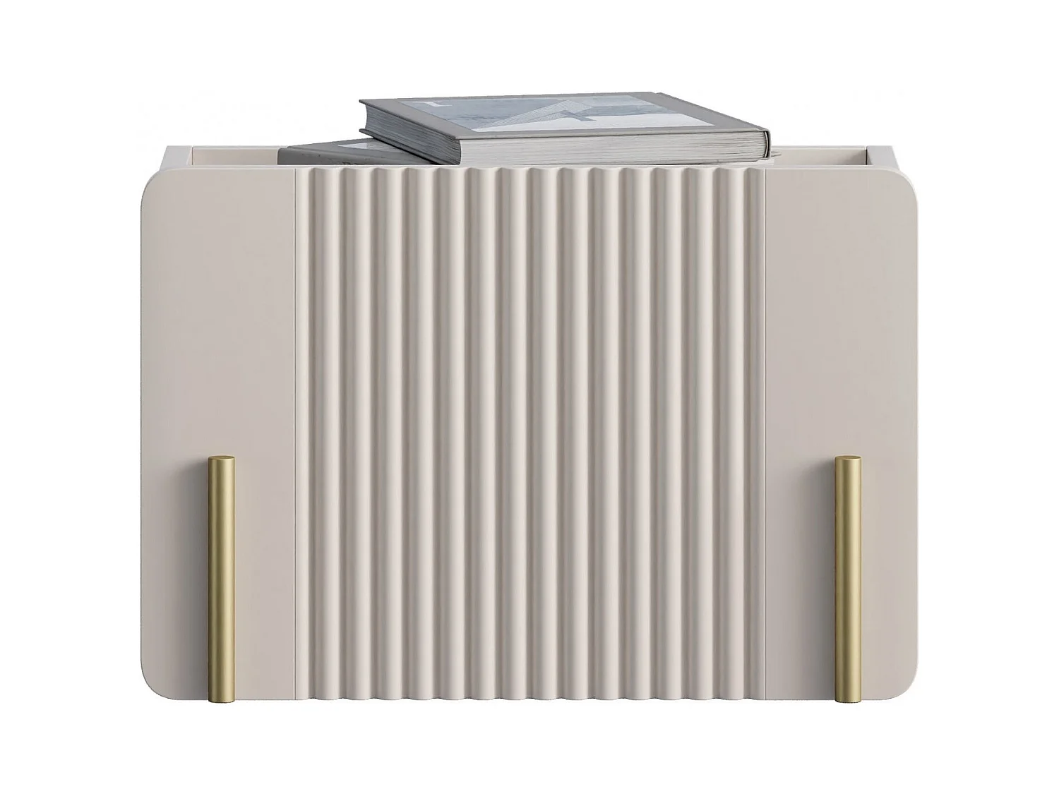 Mesita de noche suspendida 1 cajón cashmere 45x50 cm