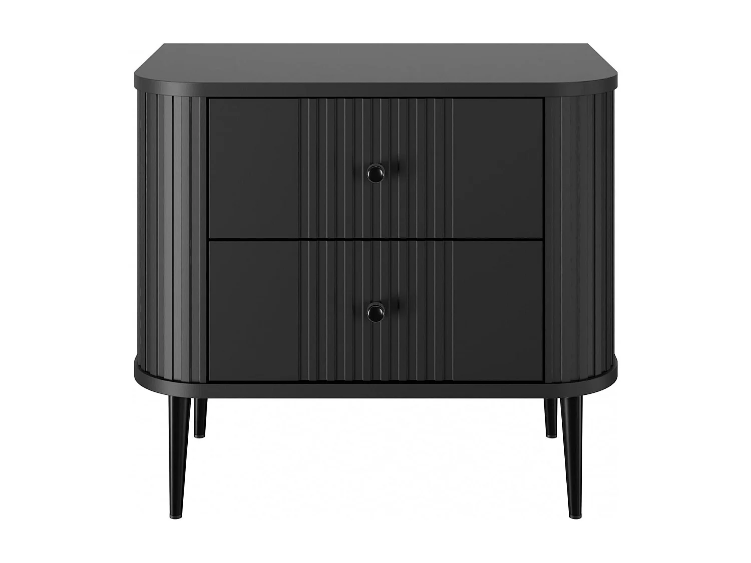 Set mit 2 Nachttischen, 2 Schubladen, 58 x 51 cm