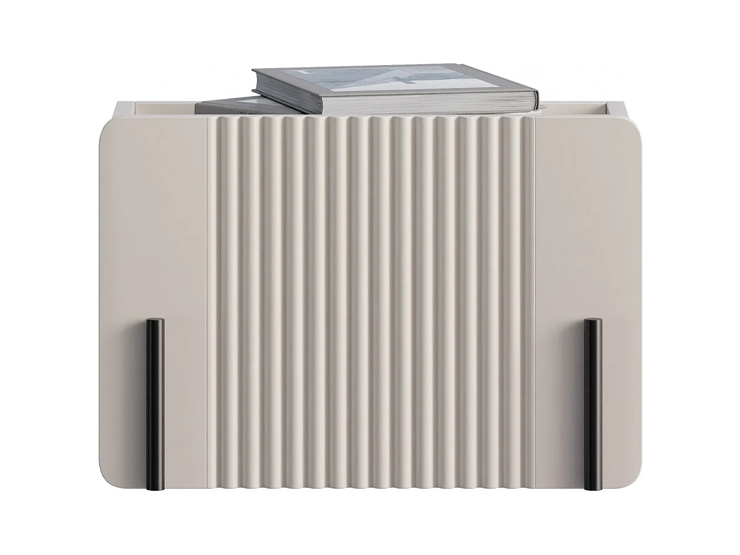 Mesita de noche suspendida 1 cajón cashmere 45x50 cm