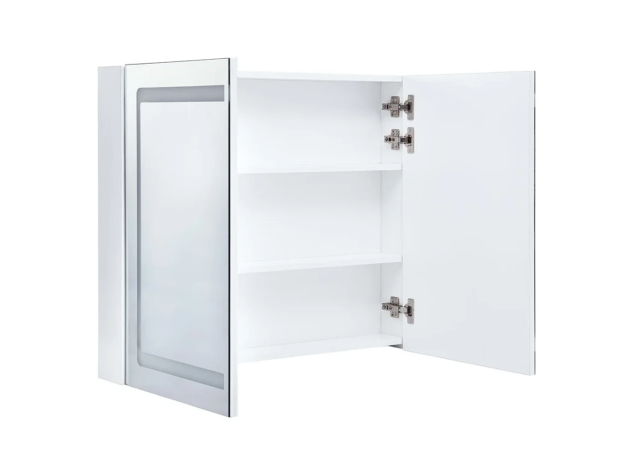 Armoire de salle de bain à miroir LED 80x12,2x68