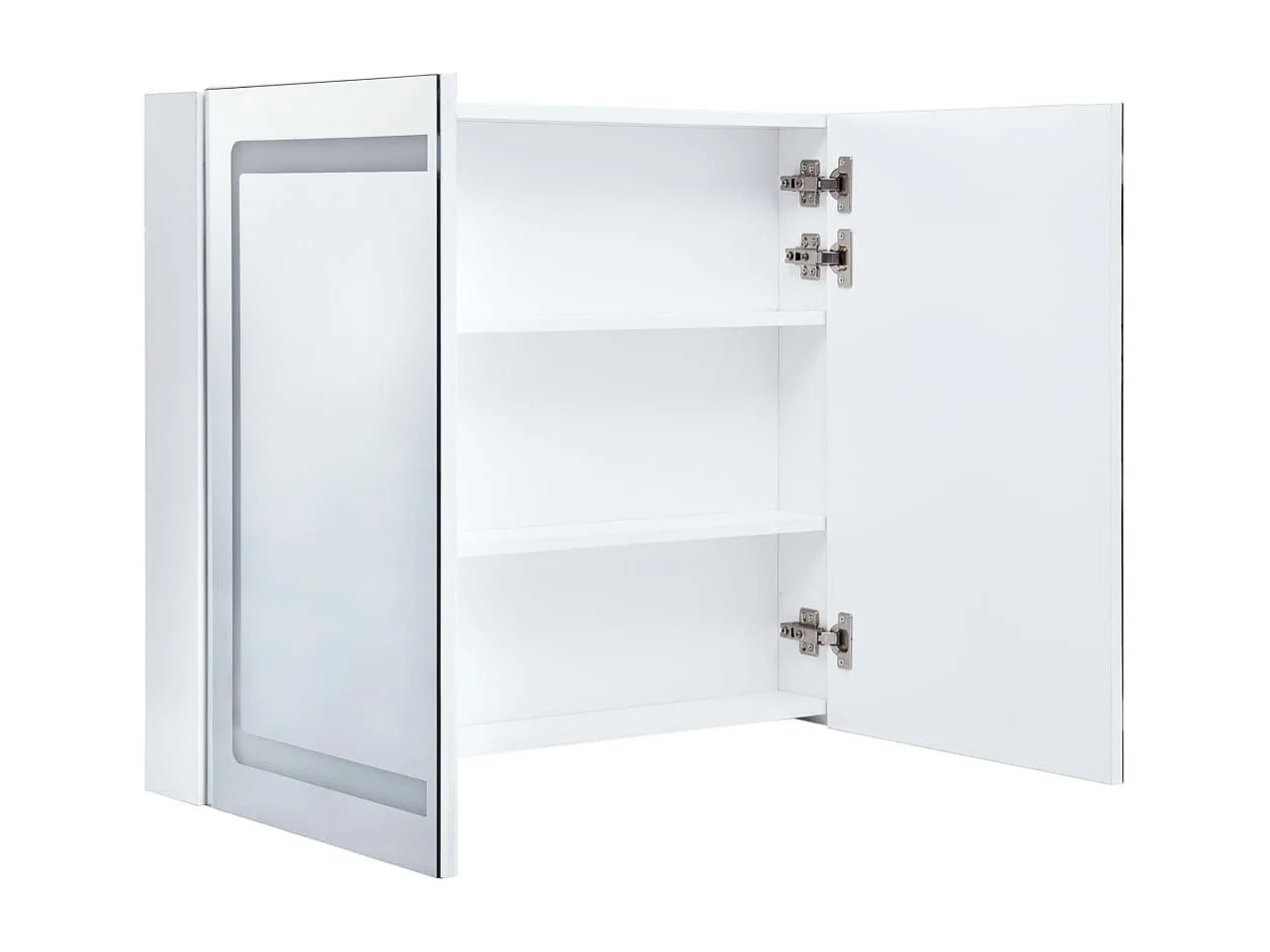 Armoire de salle de bain à miroir LED 80x12,2x68