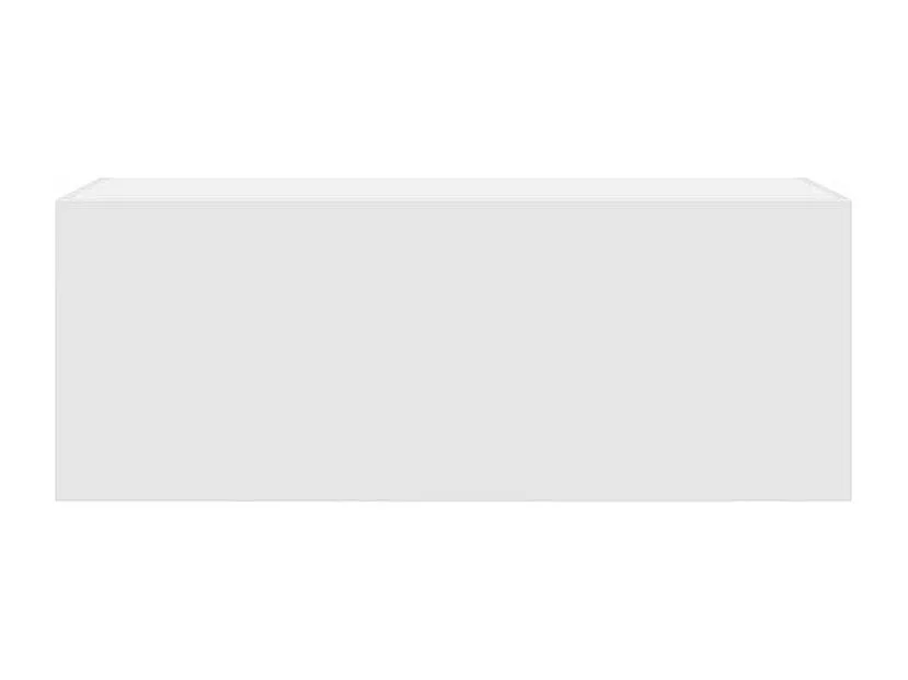 Armoire murale de bain blanc 80x25x30 bois d'ingénierie