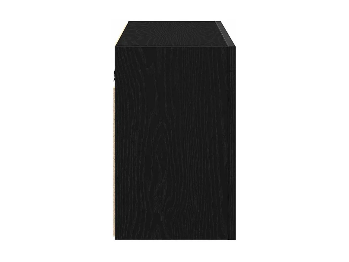 Armoire murale de bain noir 100x25x40 bois d'ingénierie