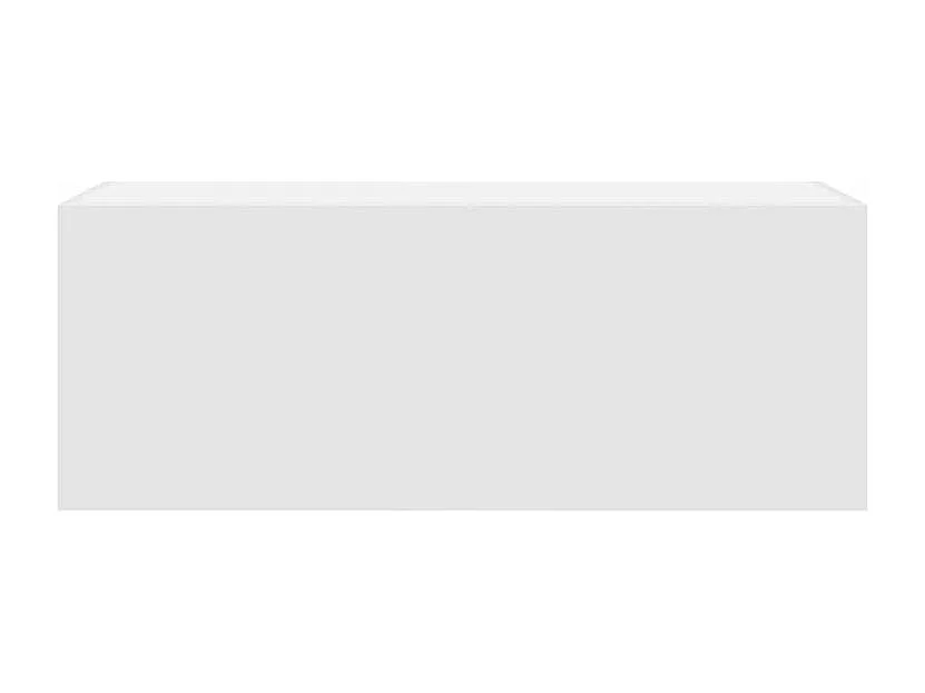 Armoire murale de bain blanc 80x25x40 bois d'ingénierie