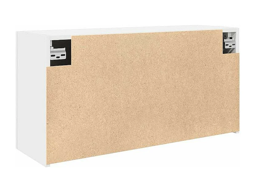 Armoire murale de bain blanc 80x25x40 bois d'ingénierie