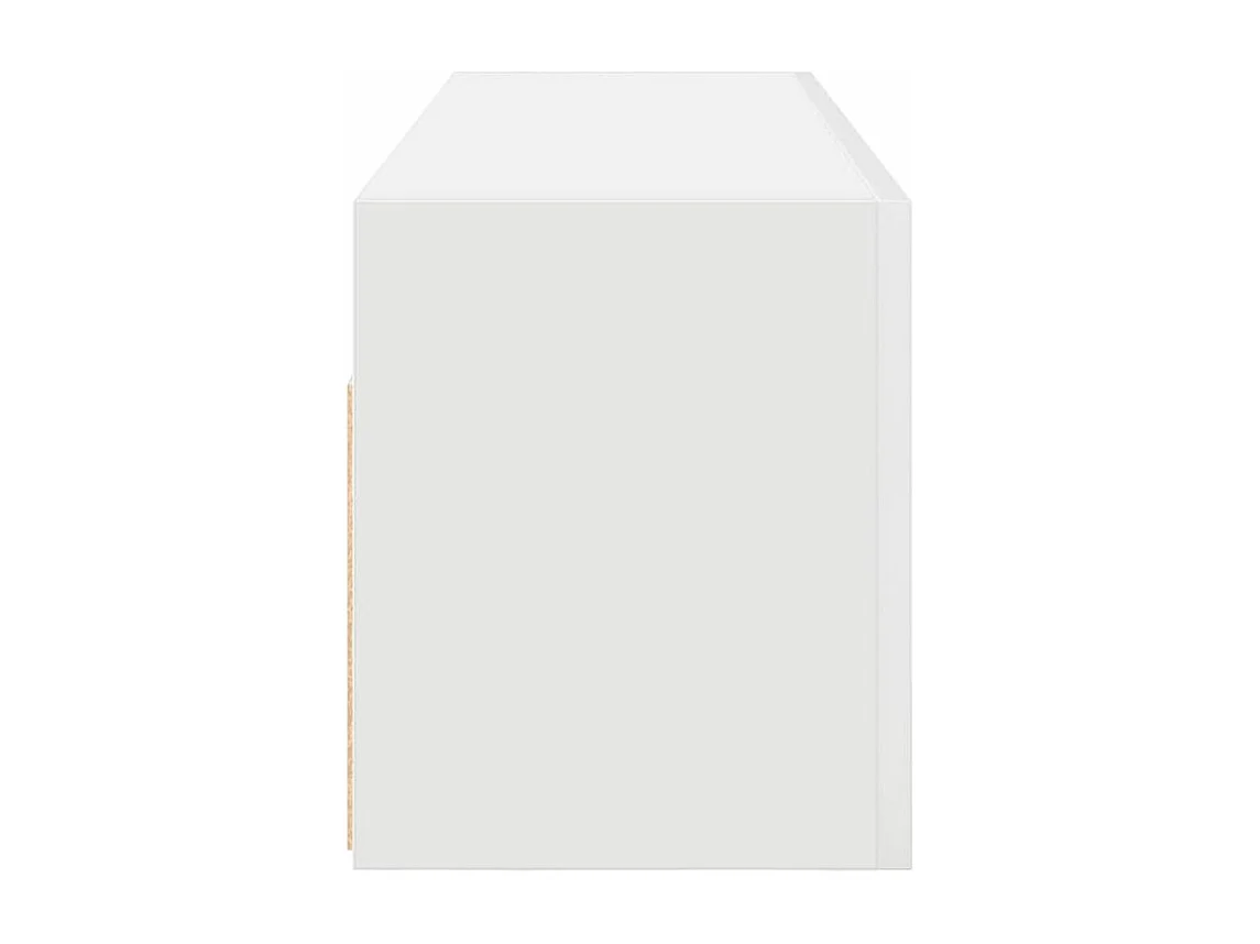 Armoire murale de bain blanc 100x25x30 bois d'ingénierie