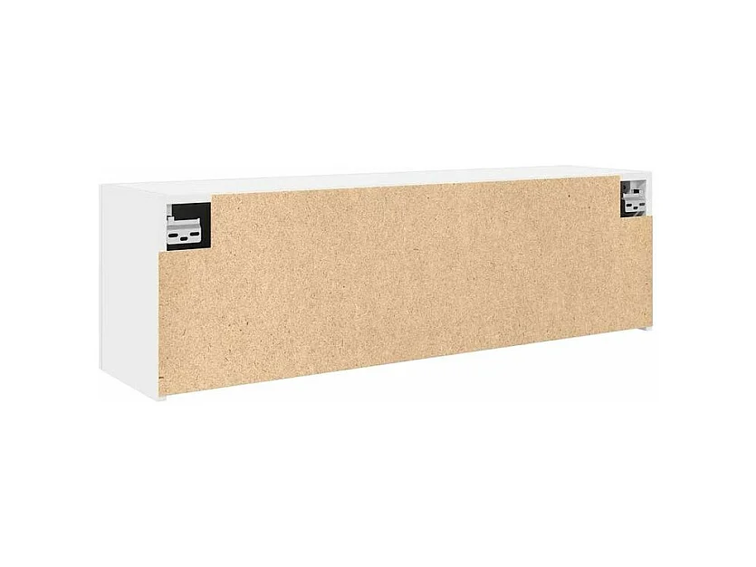 Armoire murale de bain blanc 100x25x30 bois d'ingénierie