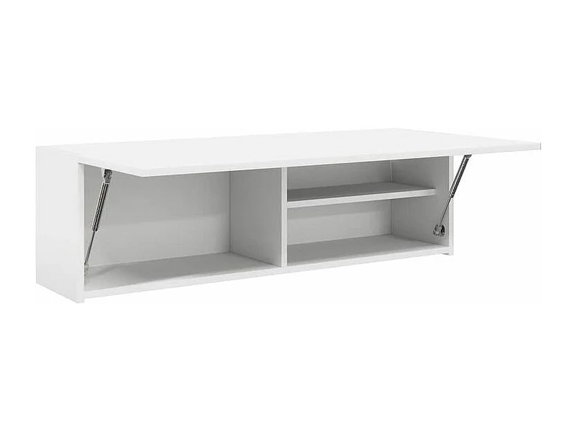 Armoire murale de bain blanc 100x25x30 bois d'ingénierie