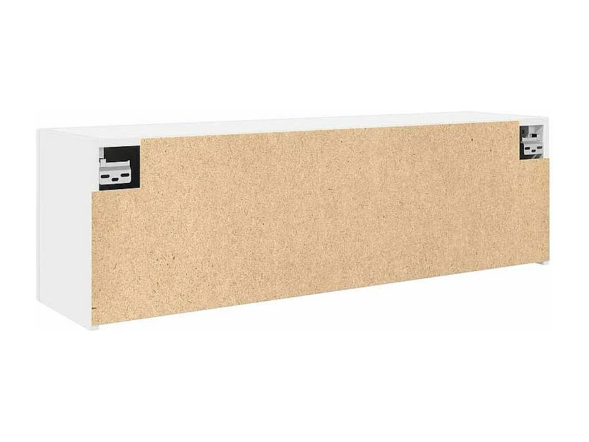 Armoire murale de bain blanc 100x25x30 bois d'ingénierie