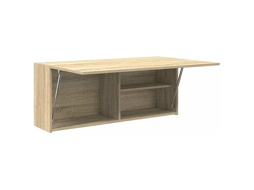 Armoire murale de bain chêne sonoma 100x25x40 bois ingénierie