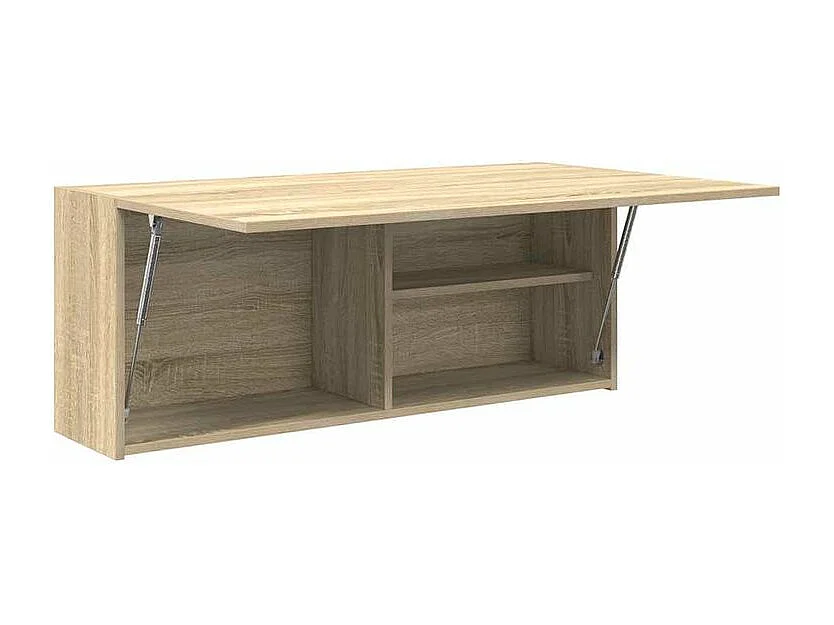 Armoire murale de bain chêne sonoma 100x25x40 bois ingénierie