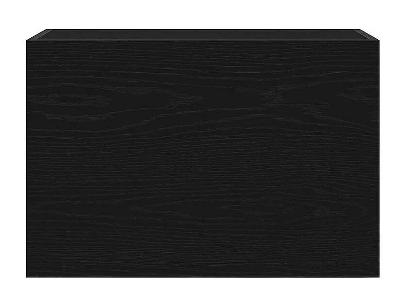 Armoire murale de bain noir 60x25x40 bois d'ingénierie