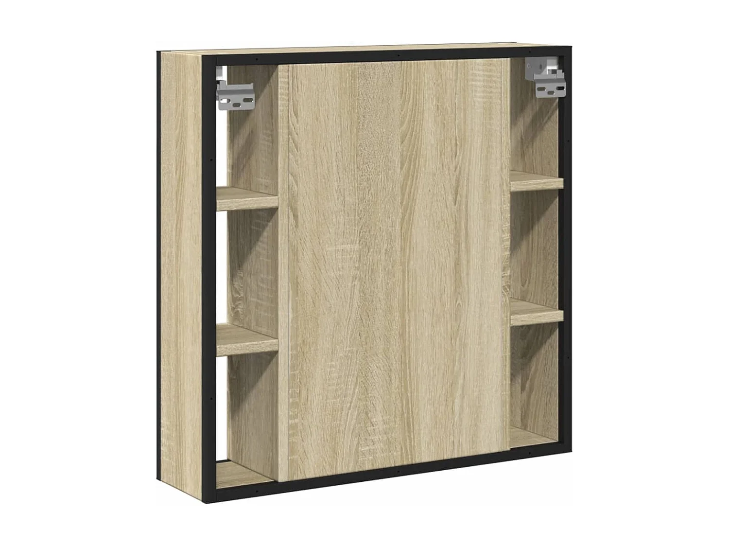 Armoire à miroir de salle de bain chêne sonoma bois ingénierie