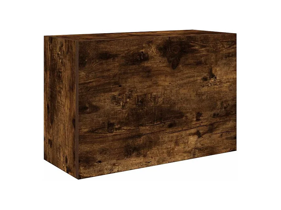 Armoire murale de bain chêne fumé 60x25x40 bois d'ingénierie