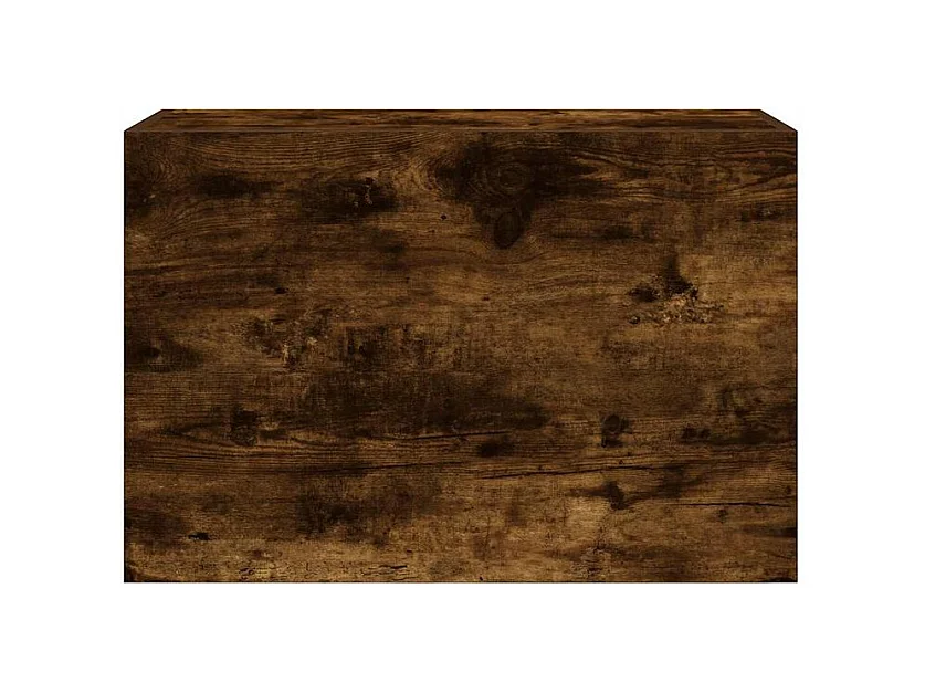 Armoire murale de bain chêne fumé 60x25x40 bois d'ingénierie