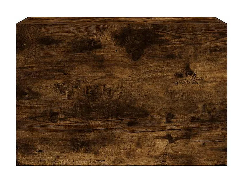 Armoire murale de bain chêne fumé 60x25x40 bois d'ingénierie