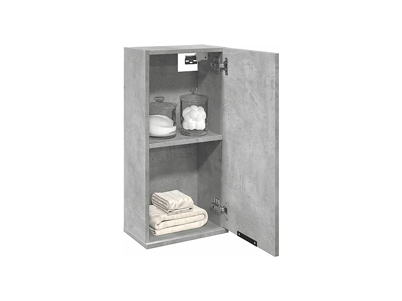 Armoire de salle de bain murale Gris béton 32x20x67