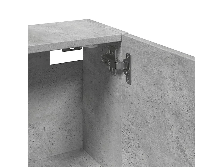 Armoire de salle de bain murale Gris béton 32x20x67