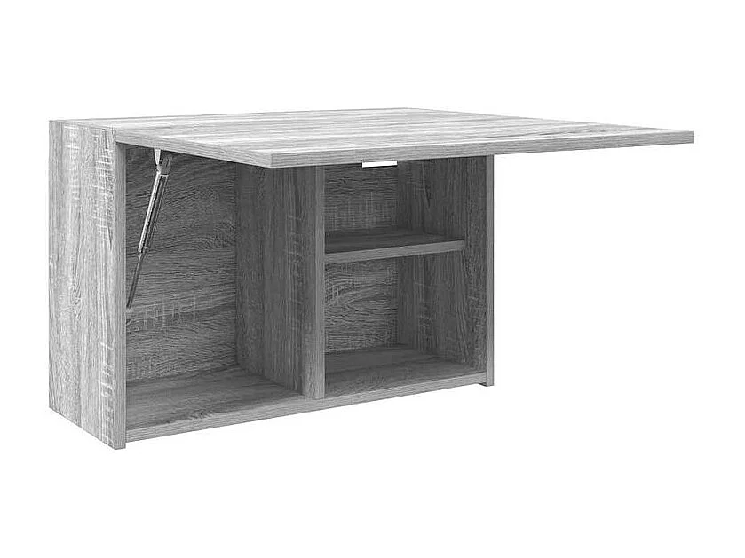 Armoire murale de bain sonoma gris 60x25x40 bois d'ingénierie